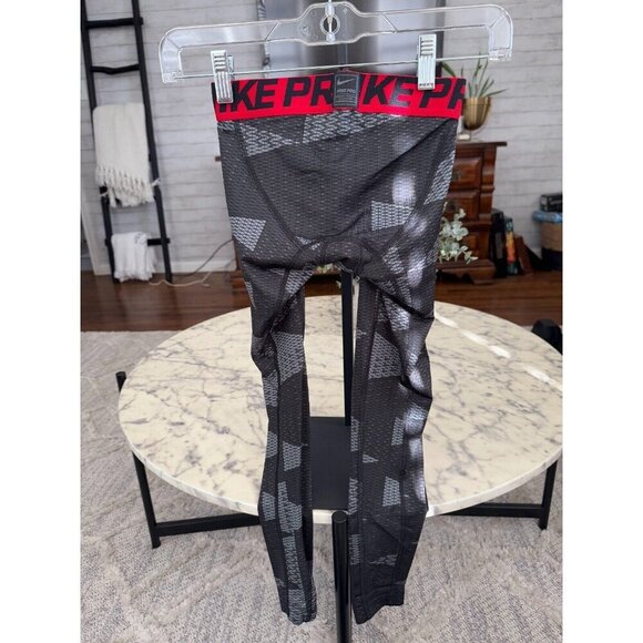 Nike Pro Youth Gray Dri-Fit Compression Tights Training Sweatpants Boys Size XS - Picture 2 of 6